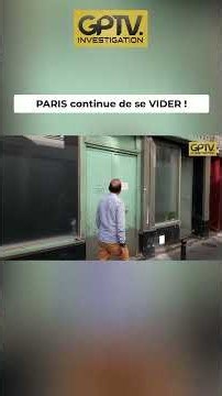 PARIS continue de se VIDER !