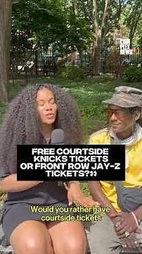 Free courtside Knicks tickets or front-row Jay-Z tickets? 👀 #complexnews