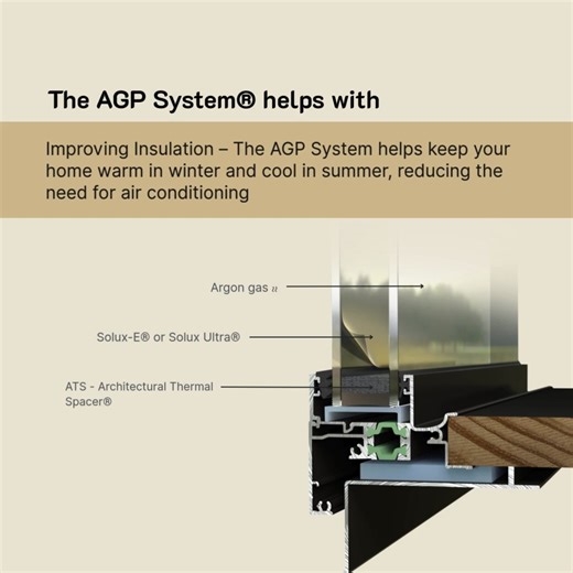 3K views | The AGP System® is a high-performance glazing solution, designed with advanced technology to improve insulation while letting in clear, natural light. | First Windows & Doors | Facebook