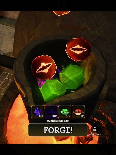 Melhor armadura com minérios lendários #roblox #theforge