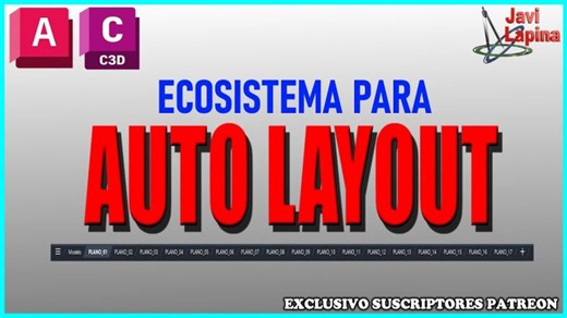 Layout automático con múltiples ventanas Presentaciones autocad | Javier Lapina Cabrero