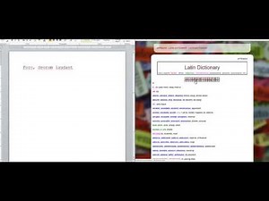 How to Use Latin Dictionary