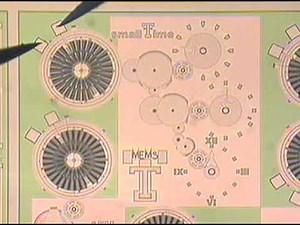 SmallTimes, the world's smallest micromechanical clock