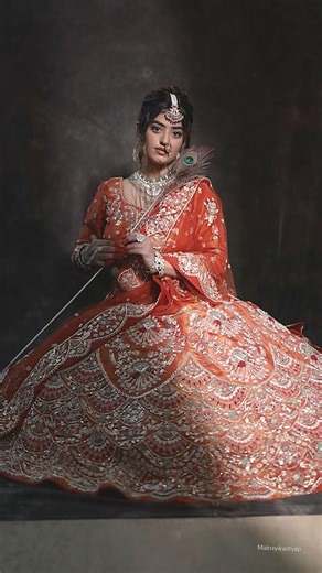 Indian Bridal look styling by Maitreyikashyap #indianbride #bridalstyling