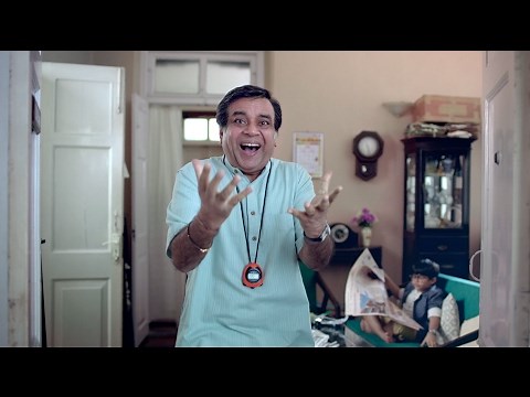 Pizza aaye Free - New Mobile Ordering ad featuring Paresh Rawal