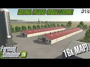 16X MAP! 10,000 CHICKEN FARM BUILD FROM SCRATCH! | Farming Simulator 25 | FS25 Timelapse #18