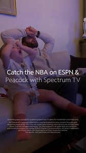 Creating the newest generation of superfans, one game at a time. Stream NBA games on ESPN & Peacock, included at no extra cost with Spectrum TV📺 #SpectrumTV | Spectrum