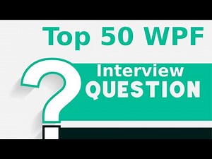 Top 50 WPF Interview Questions in 30 Minutes of 2025 |#shorts #trending #wpf #csharp #corporate