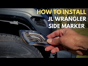 How to Install Side Marker for Jeep Wrangler (JL) 2018+ EASY!! PLUG & PLAY