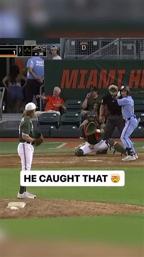 YouWager Bets on Instagram: "Miami’s Ben Chestnutt pulls off one of those plays you almost have to watch twice to believe. He delivers the pitch, the batter makes contact, and in the blink of an eye Chestnutt reacts, snags the ball out of the air, and records the out himself. Pitch, contact, catch — all in one smooth sequence. It’s a perfect example of why pitchers are athletes first. The play isn’t about velocity or spin rate, it’s about awareness, reflexes, and instincts taking over. From the 