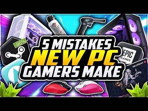 5 Mistakes EVERY NEW PC Gamer Makes! 🤯 PC NOOB Guide 2024