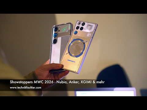 Showstoppers MWC 2026 - Nubia, Anker, XGIMI & mehr