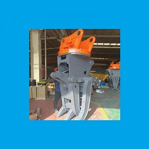 [Hot Item] Excavator Grapple Attachments Hydraulic Rock Grab Suits for 12-16ton Excavators