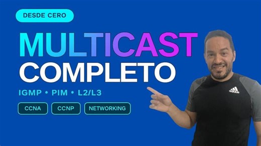 Multicast desde Cero: IGMP, PIM y Direccionamiento L2/L3 (CCNA CCNP) | Pedro Lino Cáceres