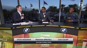 INTERVIEW: C. Gauff; Indian Wells QF Win