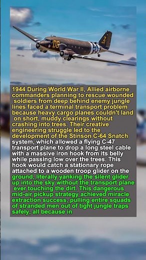 The Bomber That Used a Trailing Hook (The Glider Snatcher)