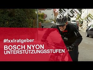Bosch Nyon - Unterstützungsstufen des Performance Line CX Motor