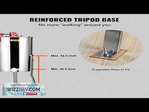 VEVOR Manual Honey Extractor 3 Frames Honey Spinner Extractor Stainless Steel Beekeeping