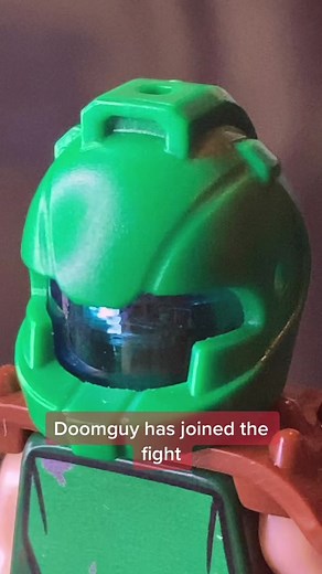 LEGO Doom Slayer Custom Minifigure | LEGO Doom Videogame