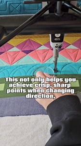 Pro tip: Always stop with your needle in the down position when machine quilting! This simple trick will give you those sharp points and smooth transitions that make your quilt top flawless. 🌟✂️ My free ruler quilting class starts soon! Join today! https://www.piecenquilt.com/collections/free-classes/products/2796875?variant=45365565784292 #QuiltingHacks #MachineQuilting #QuiltingTips #SewingTips #QuiltersofInstagram #LongarmQuilting #QuiltLove #NataliaBonner | Piece N Quilt