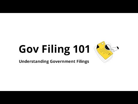 What Is a Government Filing?