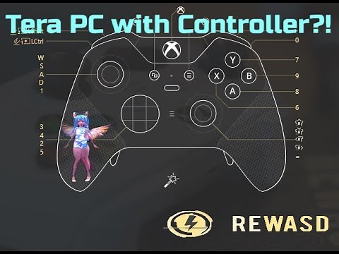 Setting up and use a controller on Tera PC (With help of ReWASD!)