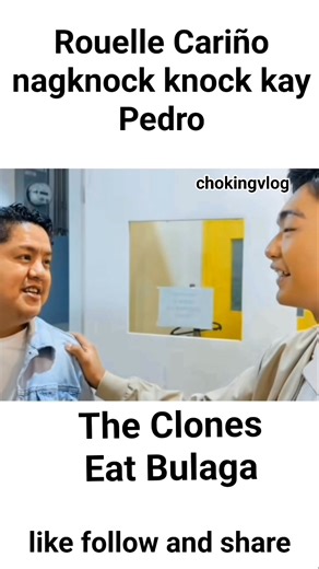 Rouelle Carino nag Knock Knock(who's there?) kay Pedro #chokingvlog #32kfollowersunlocked #roullecariño #TVJsaTV5 #EATBULAGA | KingLeonard Bolor
