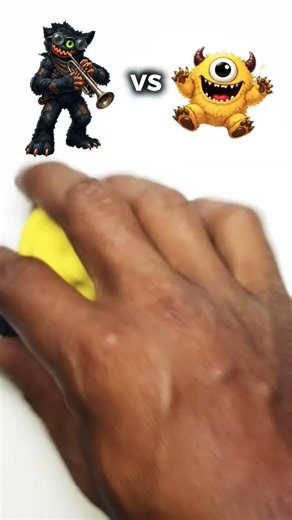 Black + Yellow Clay Mix 🖤💛 | Satisfying Color Transformation #Shorts