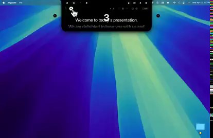 Released SuperIsland 1.0.2 We now have Teleprompter in Dynamic Island 📖> You can scroll up, down if you missed something or want to skip reading something> You can play / pause the feed with Space ␣Key Updates ✨> Option to choose which monitor shows the dynamic island> Option to turn off the swipe effectDownload: https://t.co/fKZkf1eX8TGithub: