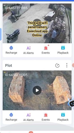 thinkwill wifi panal camers Online Eseecloud app #cctv #panal camera #dvrcctv #wiFi camers