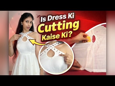 Birthday Dress Full Cutting & Stitching | Step by Step Designer Dress Tutorial | DIY Dress Stitching