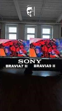 SONY BRAVIA9 II vs BRAVIA7 II Gaming! Marvel Tokon!
