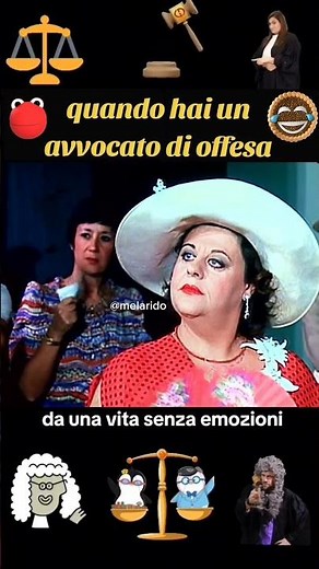 LINO BANFI E L'AVVOCATO "OFFENSIVO" 😂⚖️ Una difesa... da dimenticare! #MelaRido