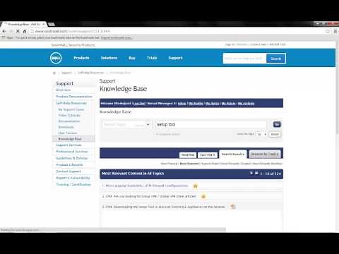 How to locate the IP Address of a Dell SonicWall Appliance