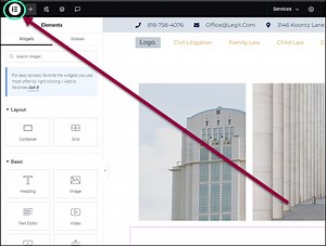Revision history, undo and redo | Elementor