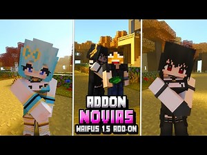 ADDON de NOVIAS para MINECRAFT PE 1.19 * Waifus Addon * MODS para MINECRAFT PE 1.19