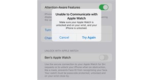 Unlock with Apple Watch not working for iPhone 13 owners - 9to5Mac