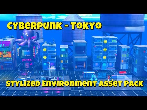 Stylized Cyberpunk - Tokyo Asset Pack [ROBLOX]