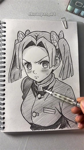 How to Draw Anime Girl Aoi Step-by-Step Tutorial