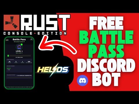 How to get a Battle Pass on Your Rust Console Edition Server | New FREE Discord Bot