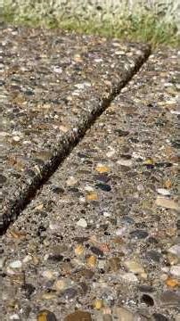 How to pour an Exposed Aggregate sidewalk ✅ #concrete #construction #diy