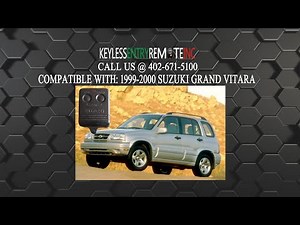 How to replace the remote control battery of Suzuki Grand Vitara?