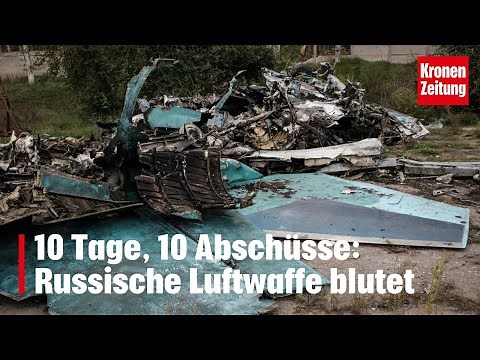10 Tage, 10 Abschüsse: Russische Luftwaffe blutet | krone.tv NEWS