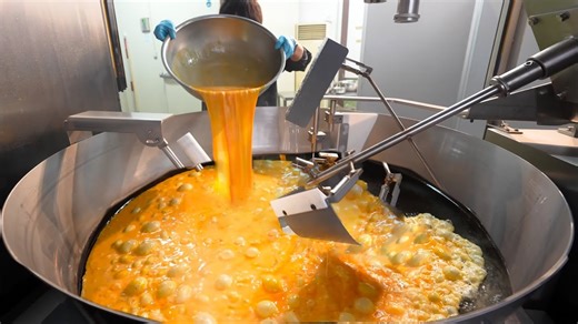 A Giant Stir-Fry Machine That Automatically Prepares Large Batches of Fried Rice and Noodle Dishes