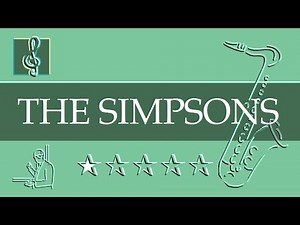 Tenor Sax Notes Tutorial - The Simpsons - Theme Song (Sheet music)