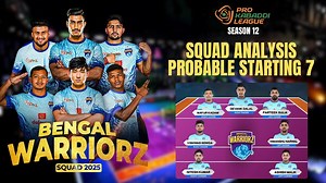 102K views · 2.3K reactions | PKL 12: Bengal Warriors Squad Analysis And Probable Starting 7 | Pro Kabaddi Season 12 Stay tuned for more exciting updates! Follow @sportzflic.tech #Prokabaddionstar #ProKabaddiLeague #PKL2025 #prokabaddi Tag Pro Kabaddi 2025 Pro Kabaddi League 2025 PKL12 Pro Kabaddi Pro Kabaddi Starting Date | SportsFlic Tech | Facebook