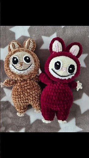 Labubu selber häkeln - So geht's - kostenlose Häkelanleitung