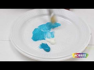 Aplicação de Acrylic Gel Medium