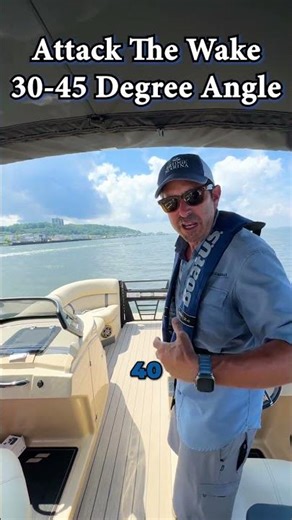 How Do You Cross Over Another Boat's Wake?: Bridge Marina Boating Tips #shorts