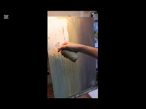 CUADRO ABSTRACTO . acrílico.parte 1